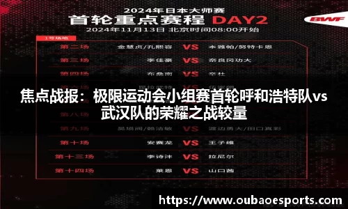 焦点战报：极限运动会小组赛首轮呼和浩特队vs武汉队的荣耀之战较量